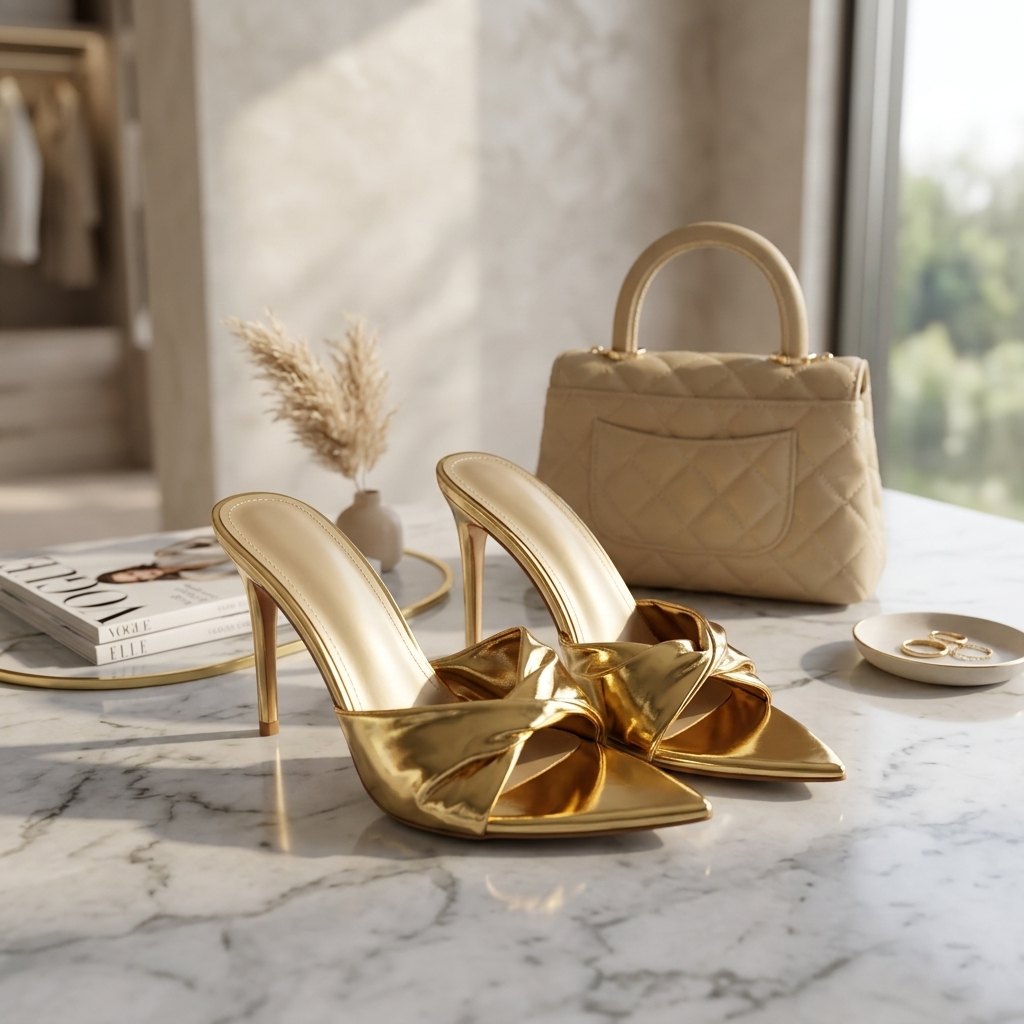 Salvia Sexy Twist Strap Stiletto Heels
