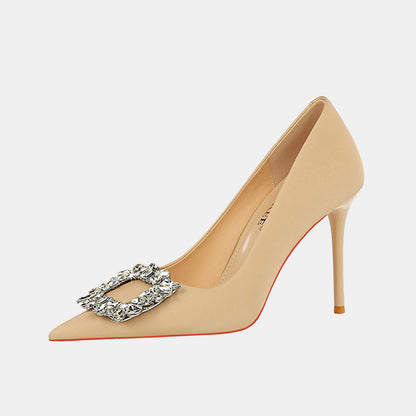 Nemesia Rhinestone Stiletto Pumps