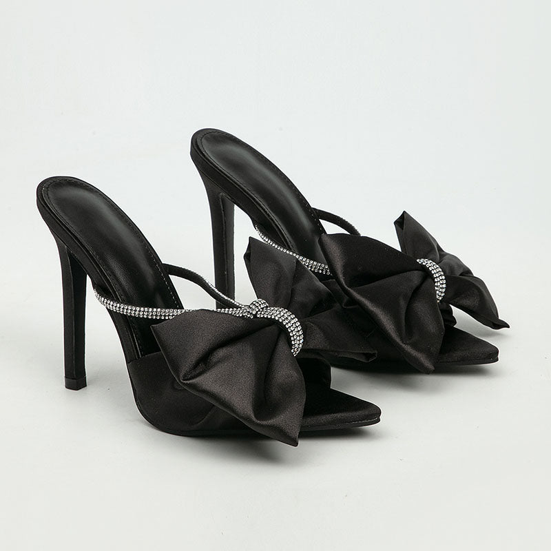 Rose Rhinestone Sandals