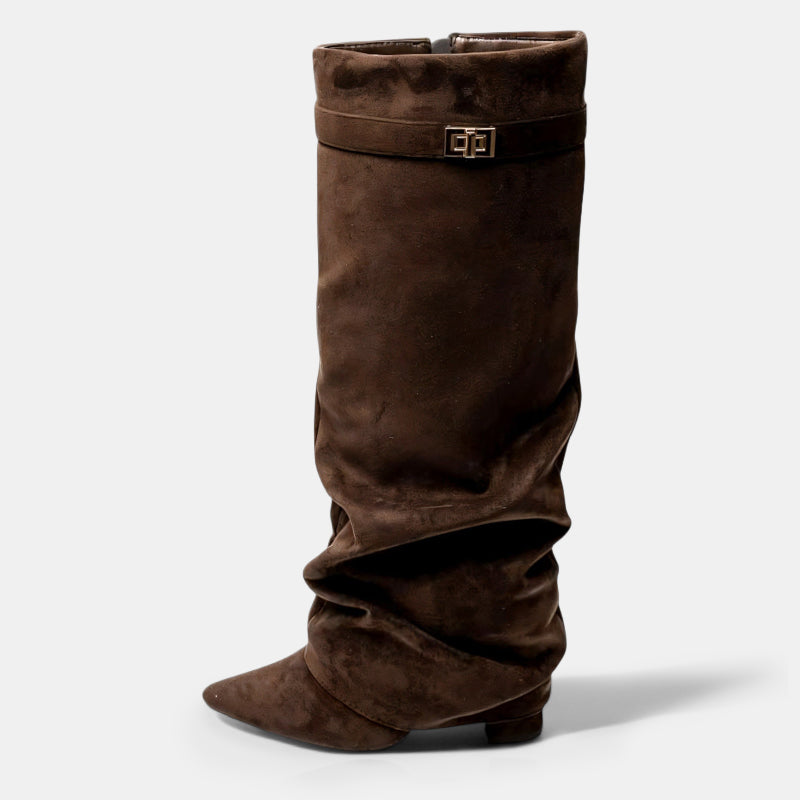 Calla Pointed-toe Knee High Boots