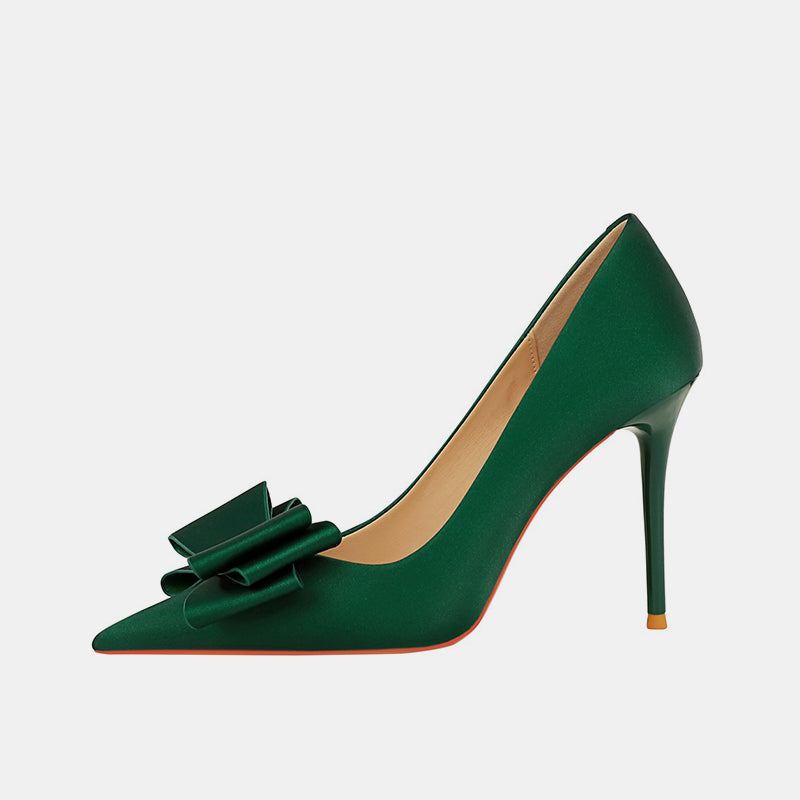Nerine Bow Stiletto Pumps