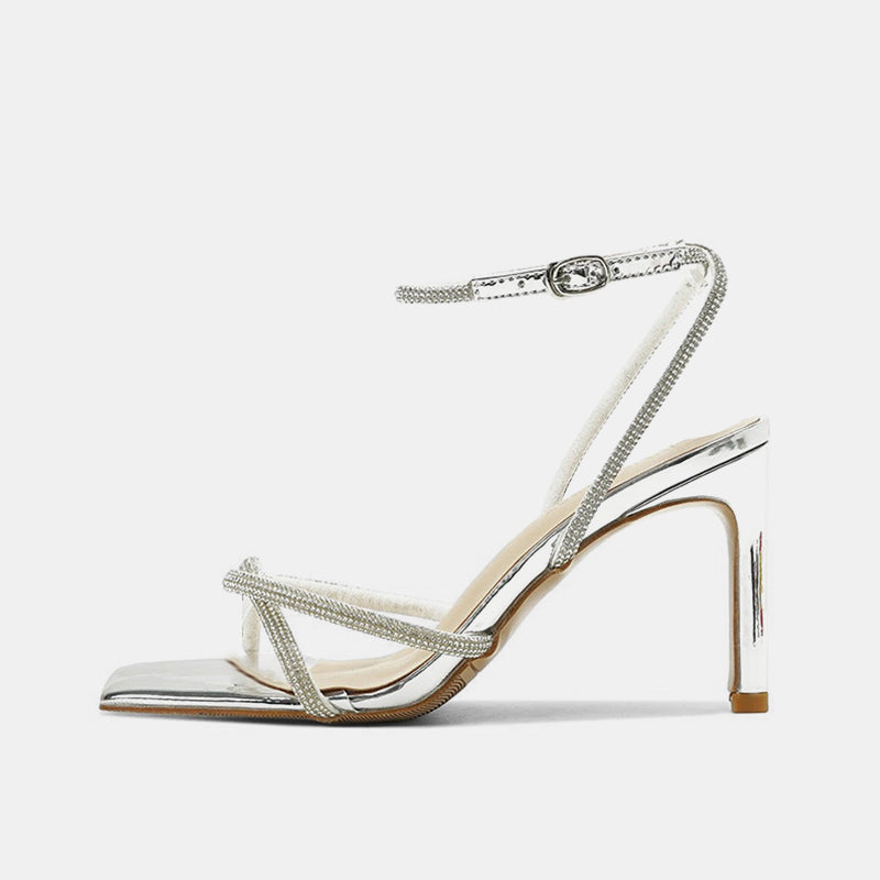 Lobelia Rhinestone Sandals