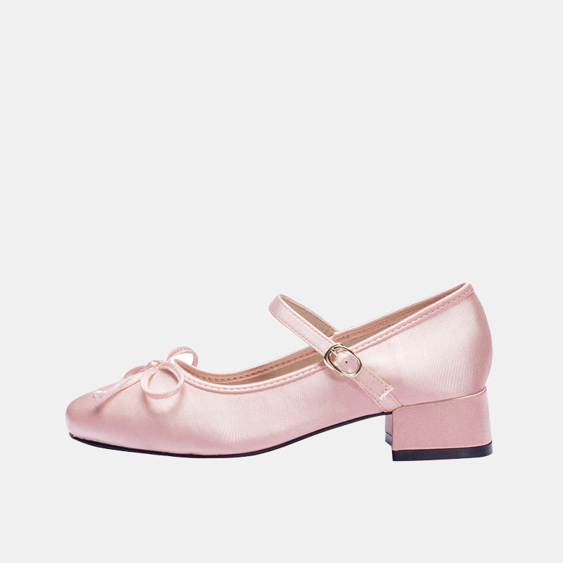 Jaborosa Satin Ballet Pumps