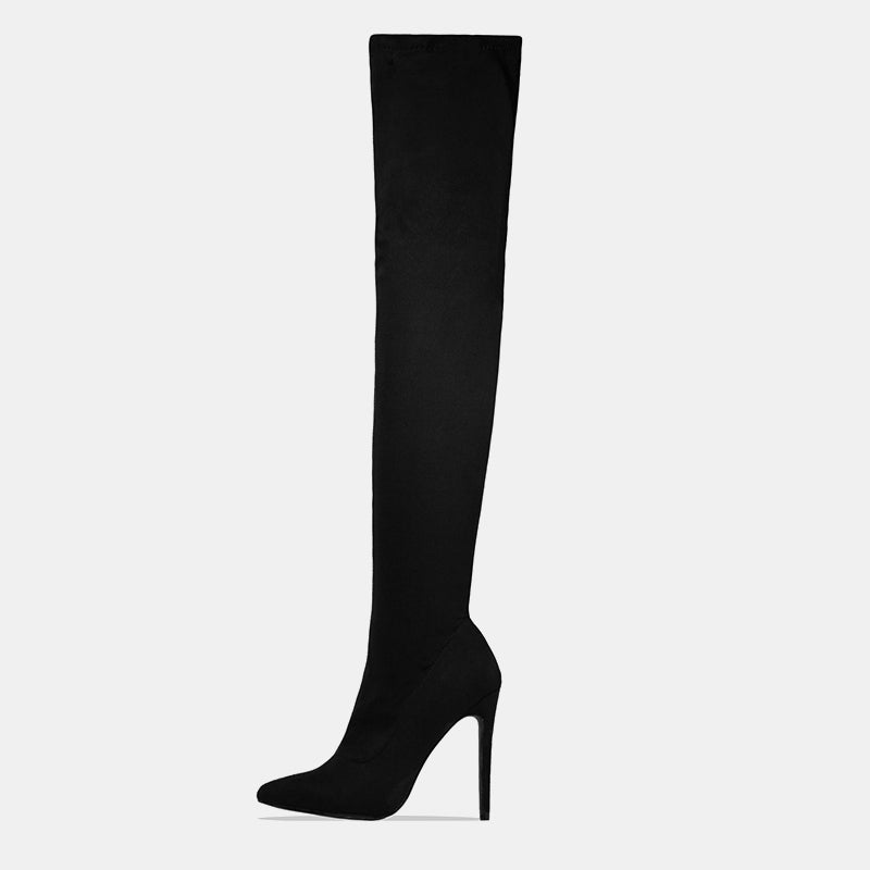 Solidago Side Zip Over Knee Boots