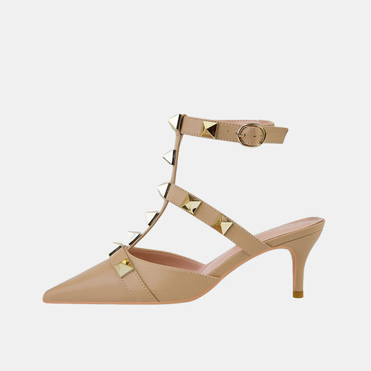 Begonia Roman Studs Pumps