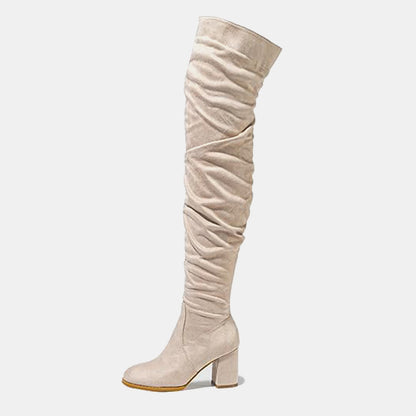 Viola Overknee-Stiefel aus Wildleder