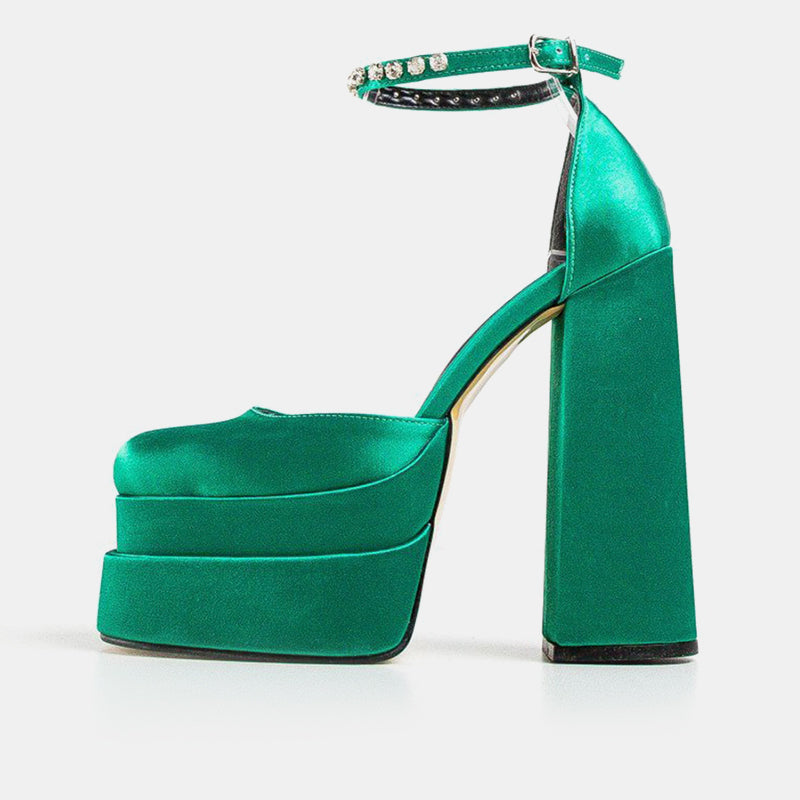 Lantana Sexy Satin Platforms