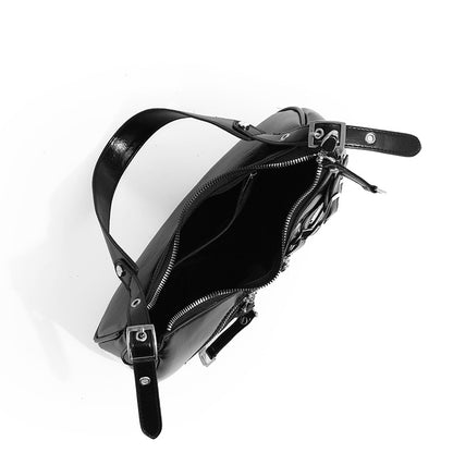Primula Buckle Leather Shoulder Bag