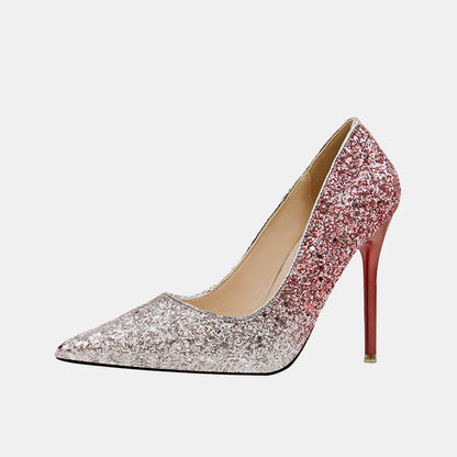 Hosta Sequins Stiletto Pumps