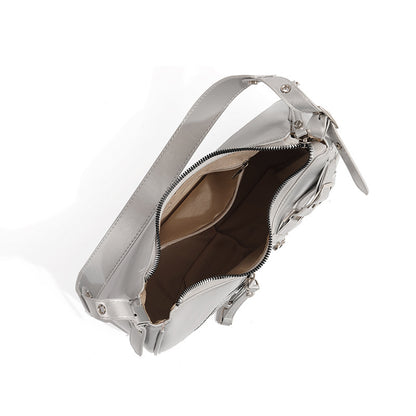 Primula Buckle Leather Shoulder Bag