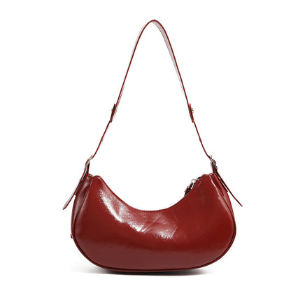 Primula Buckle Leather Shoulder Bag