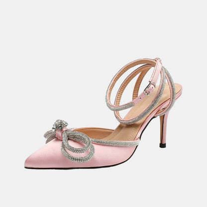 Bellflower Double Bow-knot Pumps