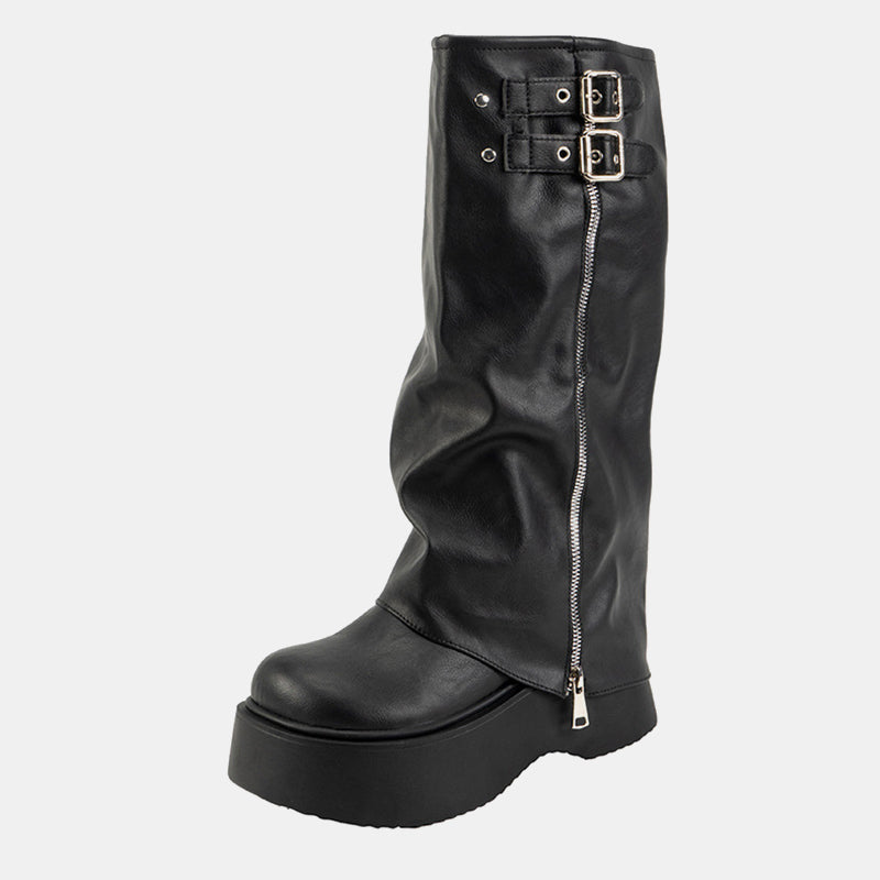 Pansy Plateau-Hosenstiefel