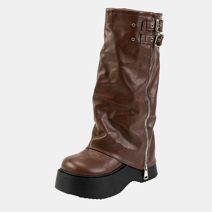 Pansy Plateau-Hosenstiefel