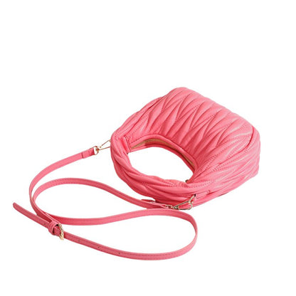 Clara Pleated Cloud Crossbody Bag