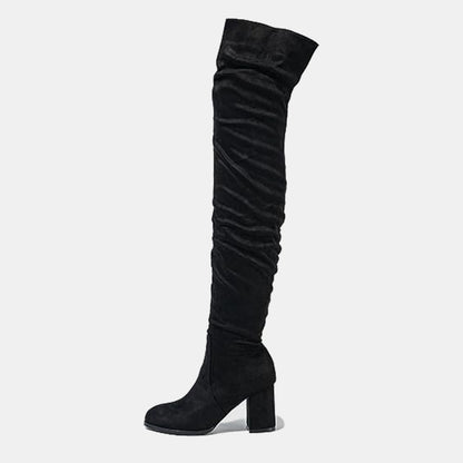 Viola Overknee-Stiefel aus Wildleder