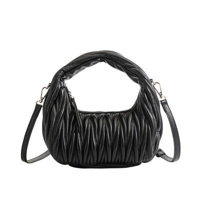 Clara Pleated Cloud Crossbody Bag