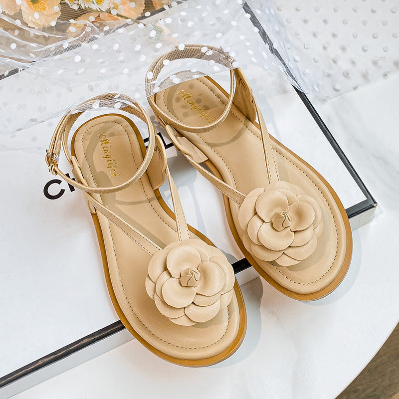 Mallow Floral Flat Sandals
