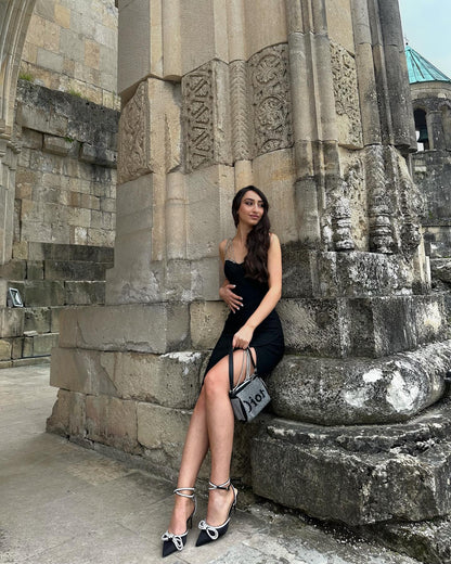 Bellflower Double Bow-knot Pumps