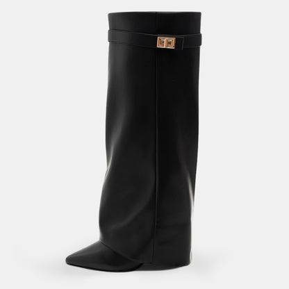 Calla Pointed-toe Knee High Boots