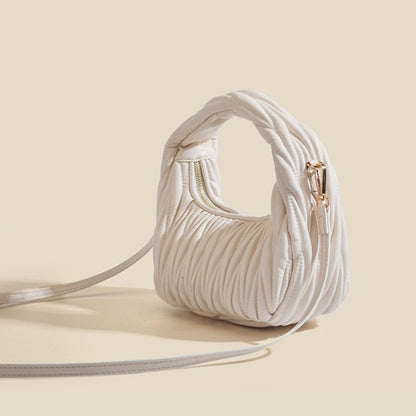 Clara Pleated Cloud Crossbody Bag