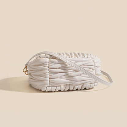 Clara Pleated Cloud Crossbody Bag