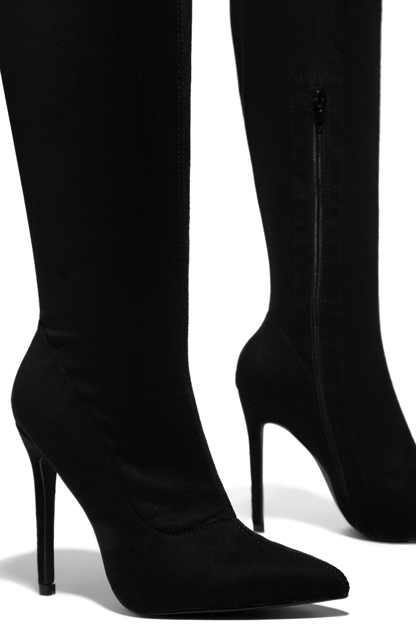 Solidago Side Zip Over Knee Boots