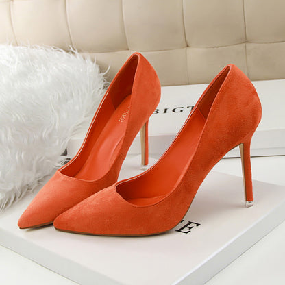 Pansy Suede Stiletto Pumps