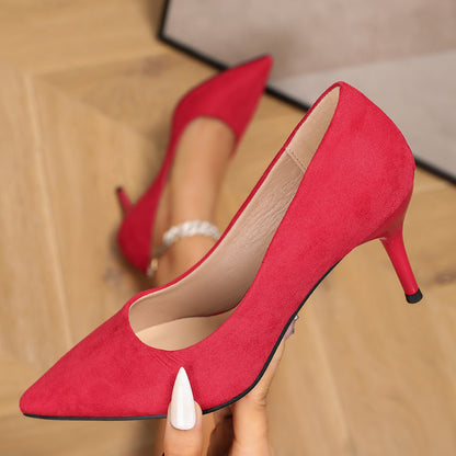 Diascia Suede Stiletto Pumps