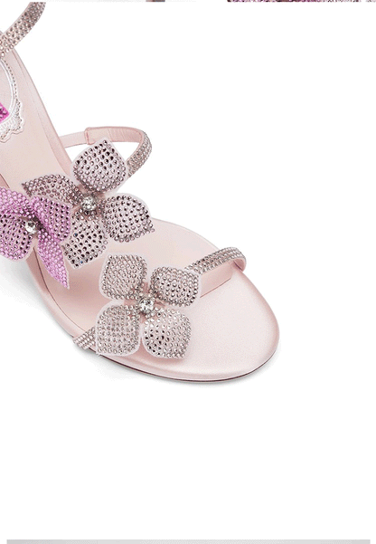 Camelia Flower Pattern Sandals