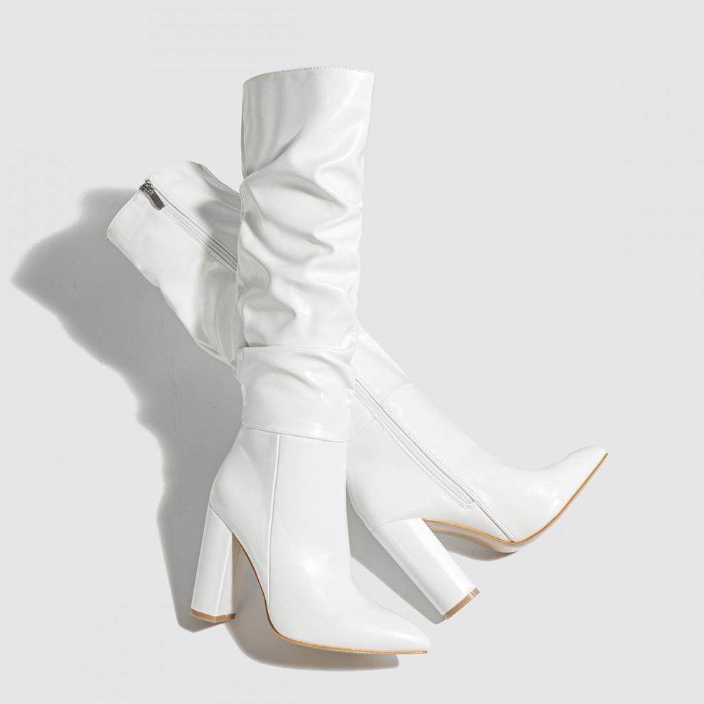 Bottes hautes plissées Viola