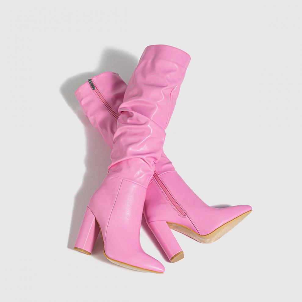 Bottes hautes plissées Viola