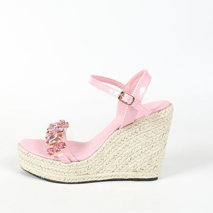 Lantana Rhinestone Platform Sandals