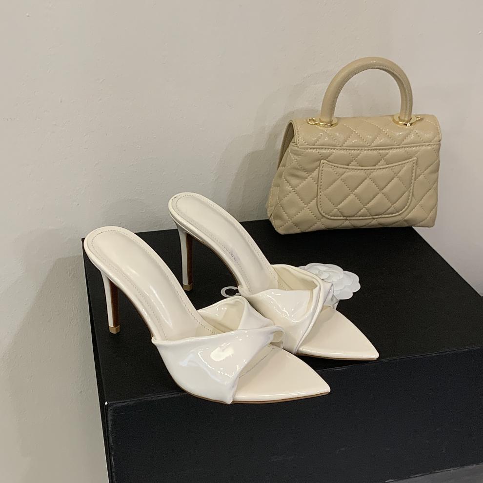 Salvia Sexy Twist Strap Stiletto Heels
