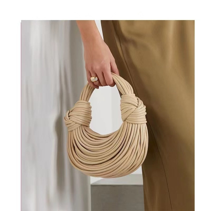Gina Handwoven Noodle Handbag