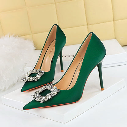Nemesia Rhinestone Stiletto Pumps