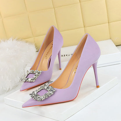 Nemesia Rhinestone Stiletto Pumps