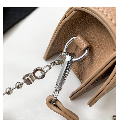 Mini-Tasche mit Aurora-Kette, Strass und Schleife