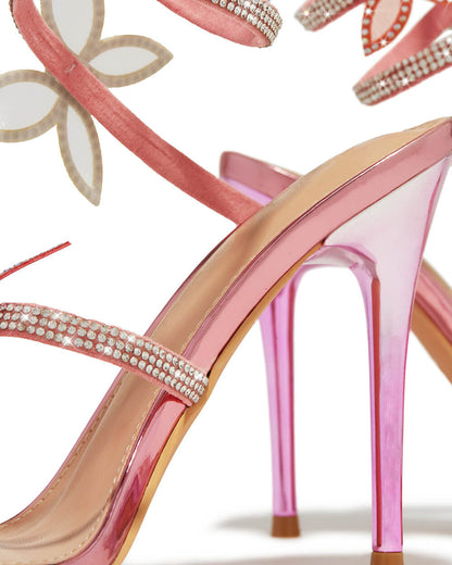 Melody Butterfly Riemchensandalen mit Strass