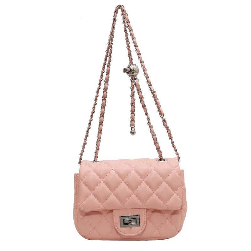 Sophia Rhombus Chain Shoulder Crossbody Bag