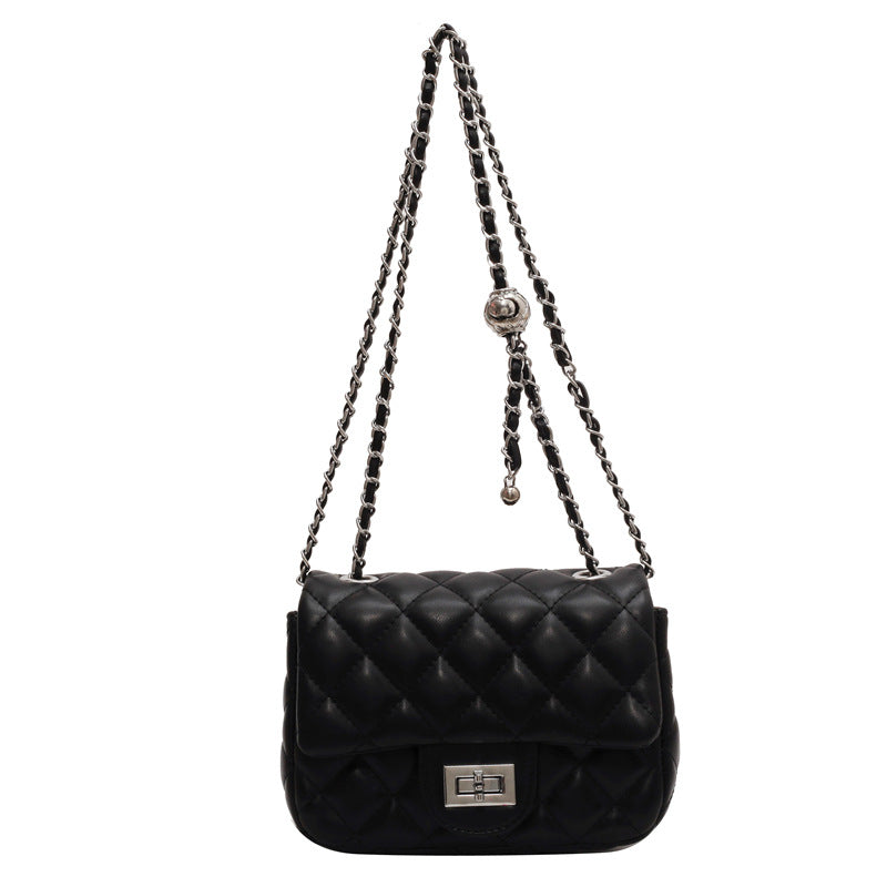 Sophia Rhombus Chain Shoulder Crossbody Bag