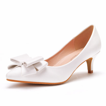 Crystal Bow-knot Wedding Shoes