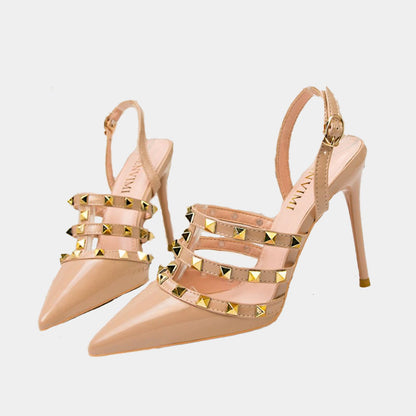 Begonia Strappy Rivets Pumps