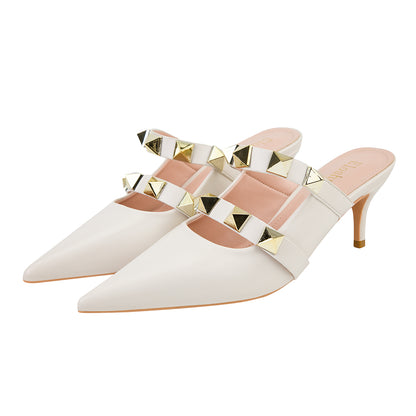Begonia Rivets Mules
