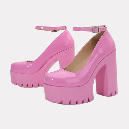 Kale Pink Platforms