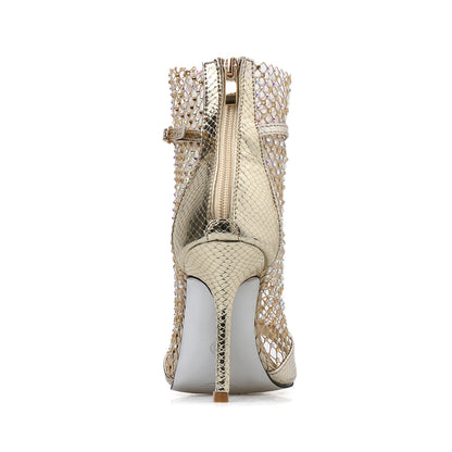 Scaevola Hollow-out Ankle Boots