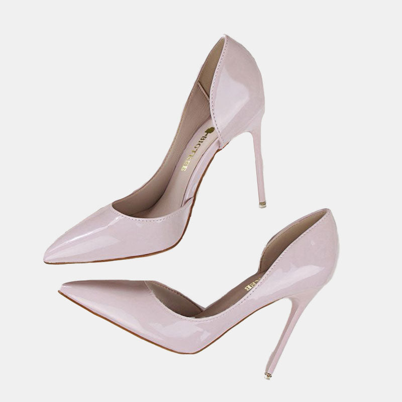 Rose Solid Pumps