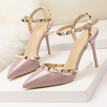 Begonia Elegante Nietenpumps