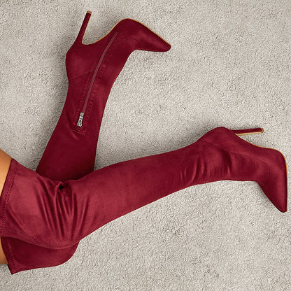 Hydrangea Over-knee Boots