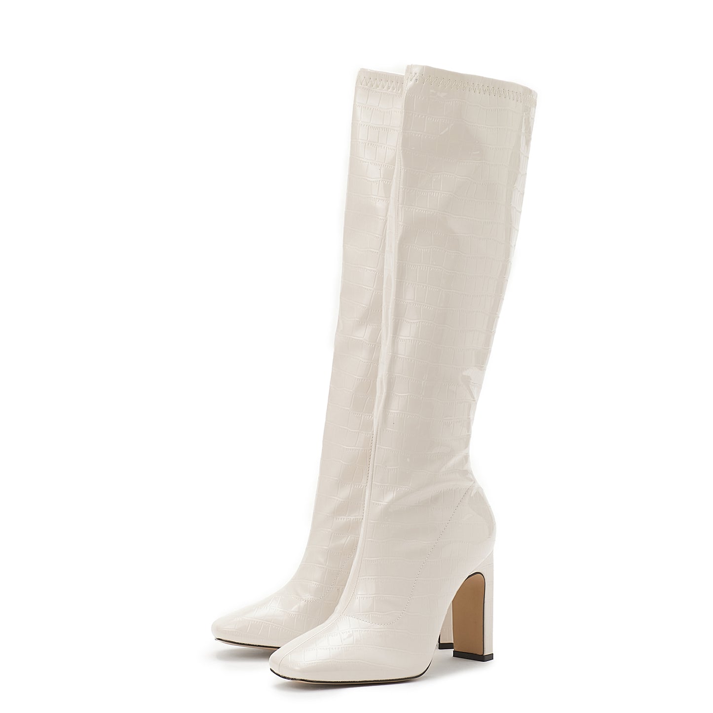 Wastaria-Stiefel mit Krokodileffekt